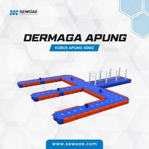 Dermaga Apung Type Kubus Apung 40m2