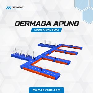 Dermaga Apung Type Kubus Apung 50m2