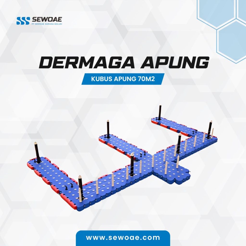 Dermaga Apung Type Kubus Apung 100m2
