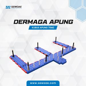Dermaga Apung Type Kubus Apung 100m2