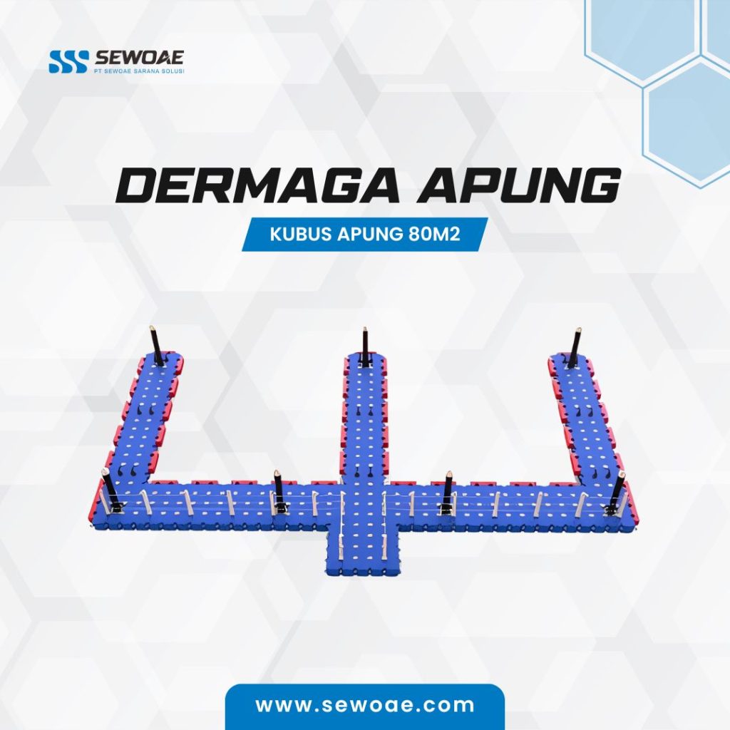 Dermaga Apung Type Kubus Apung 100m2