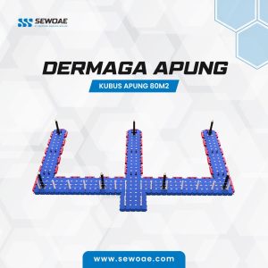 Dermaga Apung Type Kubus Apung 100m2