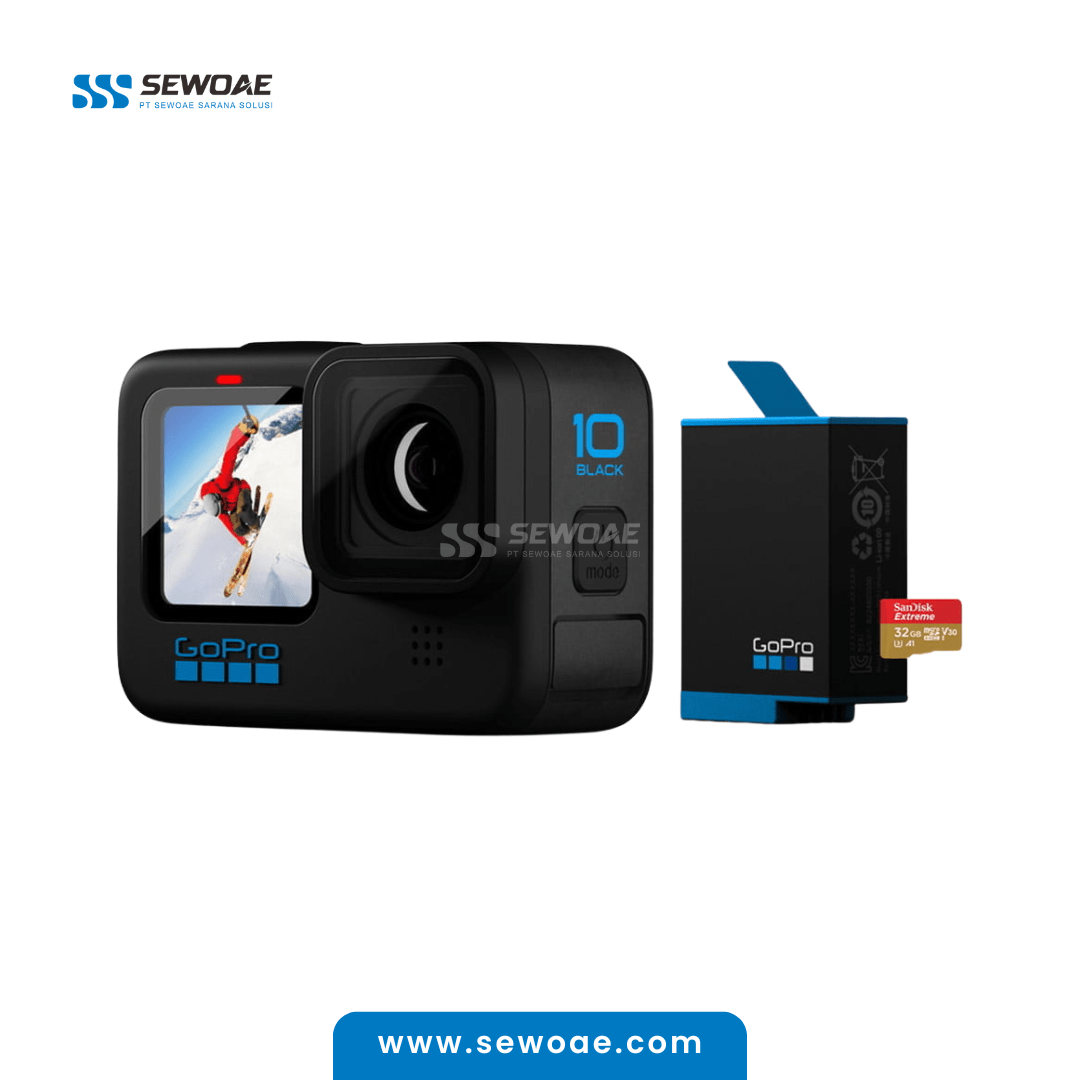 Gopro Hero 10 Black + Card 64GB + Acc