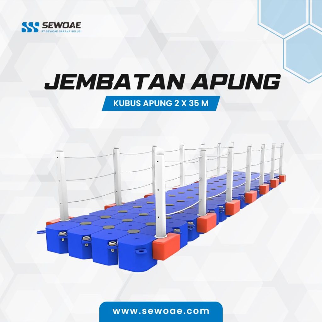 Jembatan Apung Type Kubus Apung 2 x 35 m