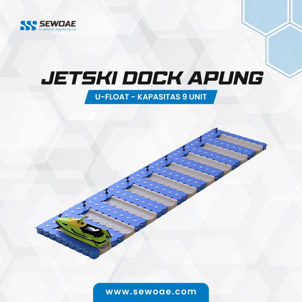 Jetski Dock Apung U-Float - Kapasitas 9 unit